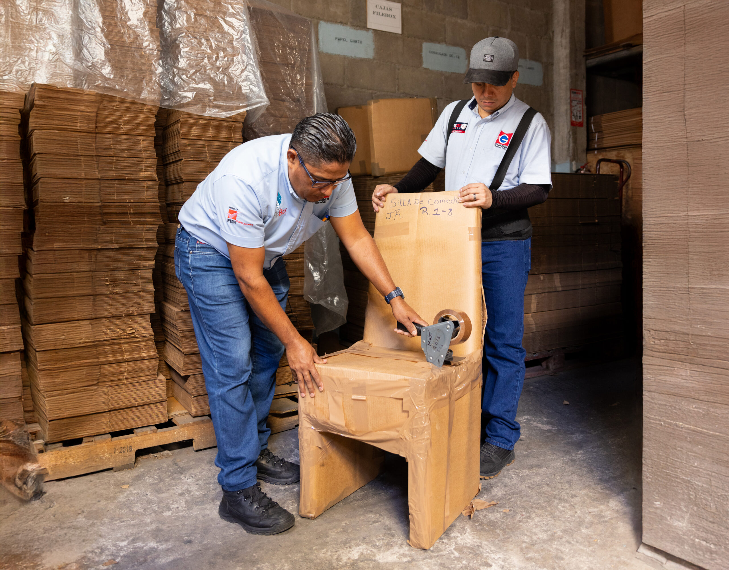 Empaque profesional de muebles